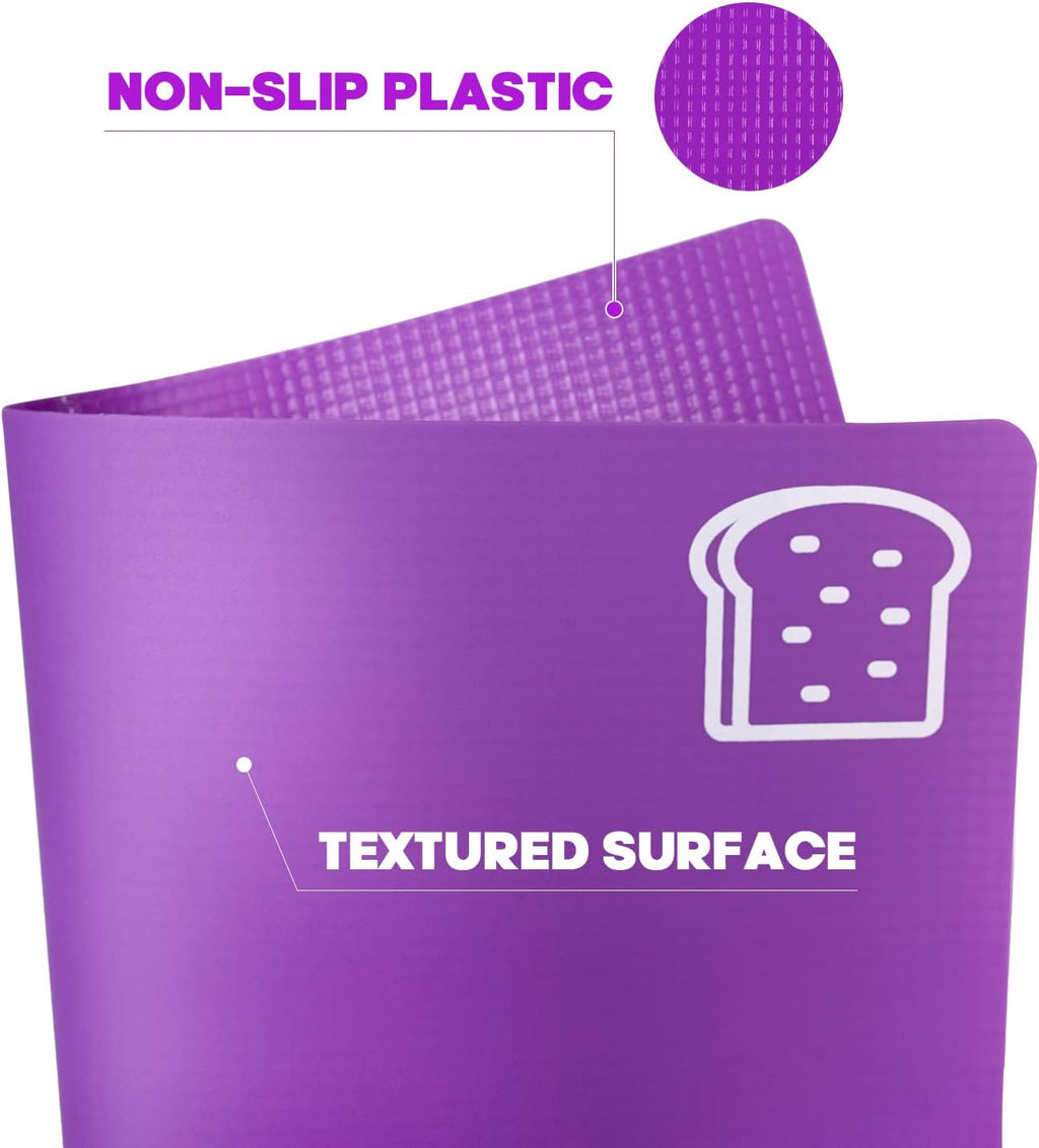 5 Pieces Flexible Cutting Boards, BPA Free Plastic Cutting Boards for Kitchen, Non Slip Cutting Mat for Meat and