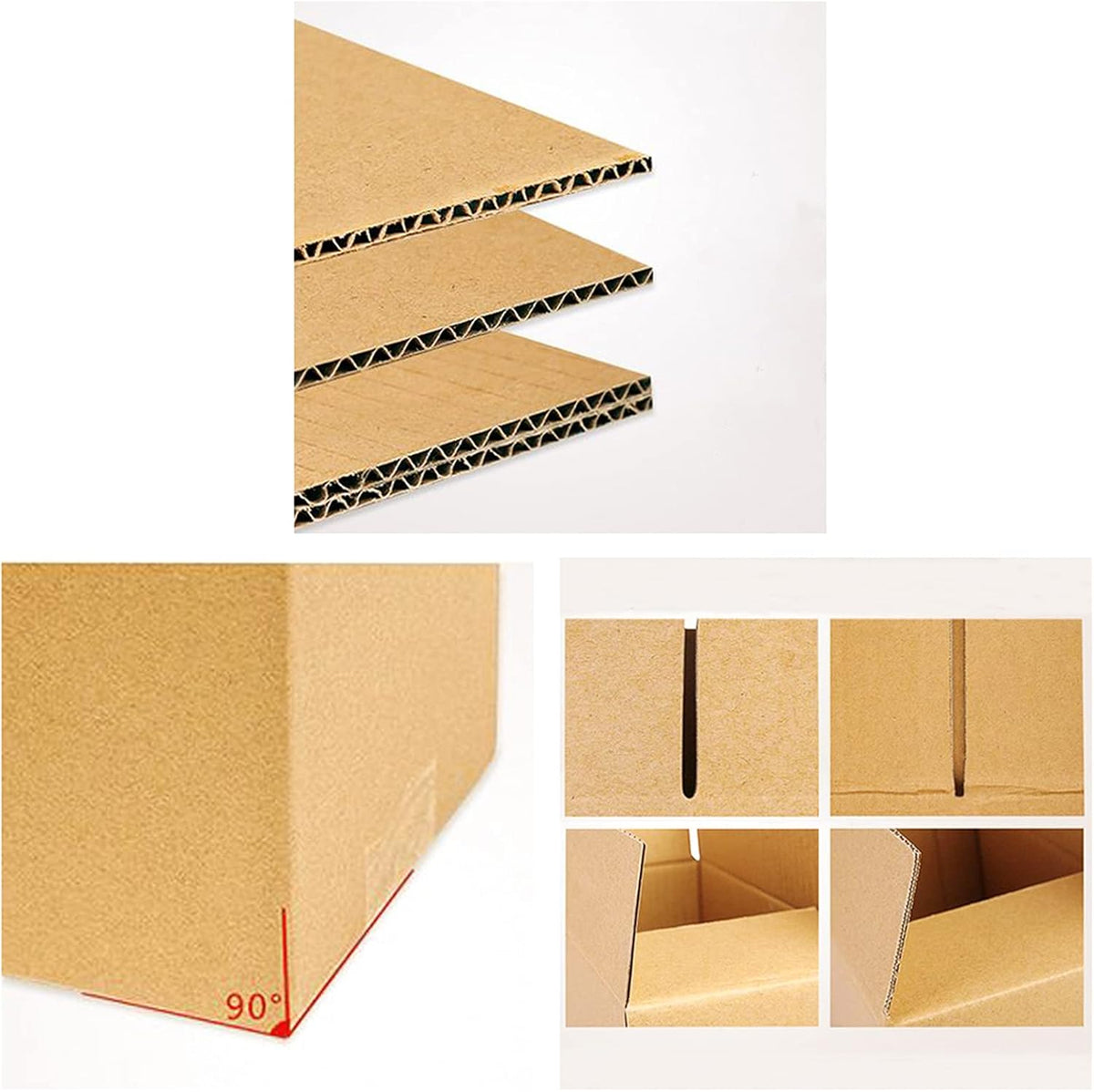 Shipping Boxes Small 4 x 4 x 4 inches Cardboard Boxes, 25 Pack