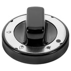Black ABS Stove Replacement Knobs, Universal 70mm Cooker Control