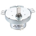 MECCANIXITY Slow Speed Motor JS-50T D-Shaft Gear Electric Motor, 12V DC 150RPM Motor CW/CCW D Shaft DC Motor Large Torque for 3D Printer Filament Rotating Display Stand
