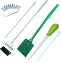 25.2 Inch Aquarium Algae Scraper/Remover for Glass Fish Tanks, Stainless Steel Cleaner Tool Kit/Cleaning Accessories