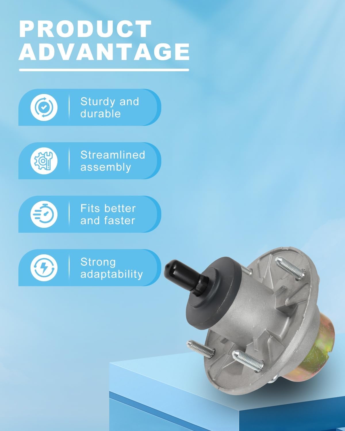 ACEBRI Spindle Assembly for AM144608 Replaces for Stens 285-934