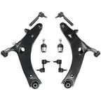 HAWK BROTHER 8Pcs Suspension Kit Front Lower Control Arms with Ball Joints