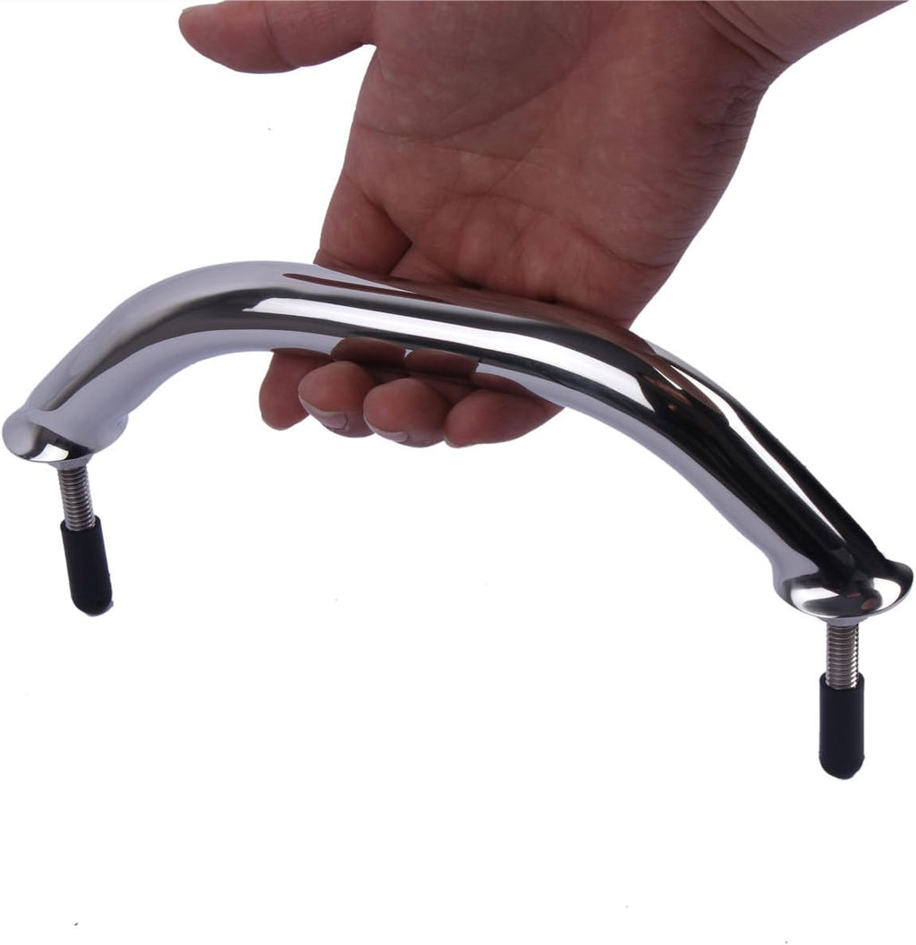 8-1/4" Boat Grab Bar 316 Stainless Steel Polished Grab Handle Handrail Hardware Multipurpose
