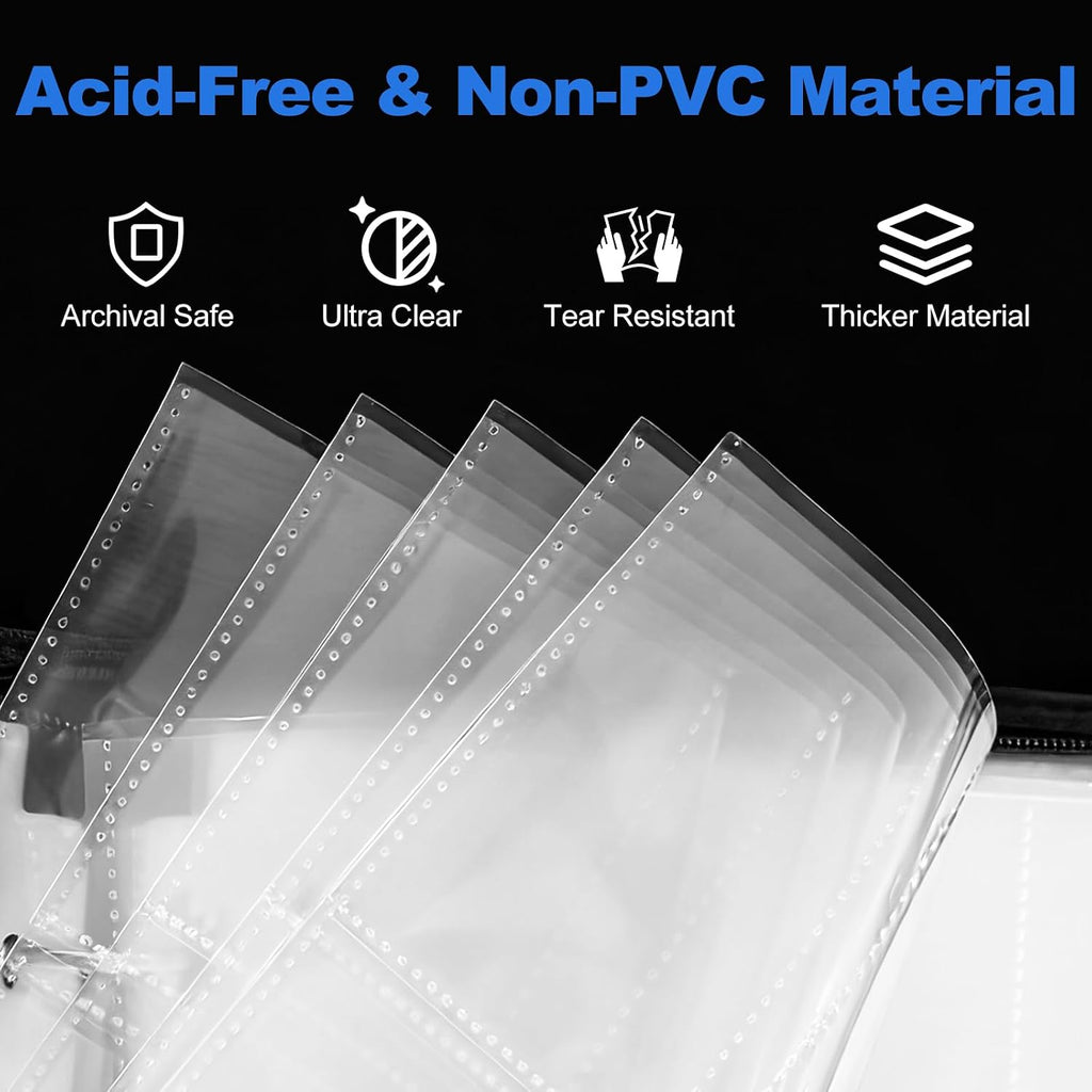 Large 900 Card Binder 9 Pocket Album – Card Binder Pockets for Trading Cards, Photocard, MTG, TCG, Sports Card