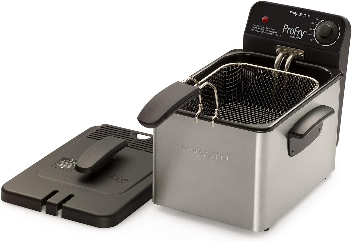 Presto 05461 Stainless Steel Pro Fry Immersion Element Deep Fryer