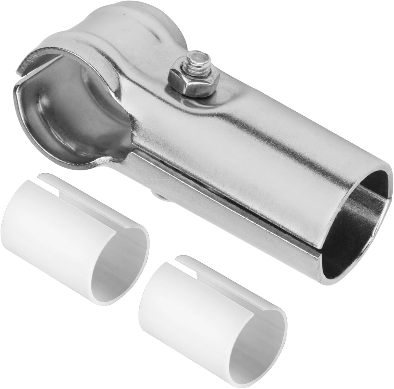10 Sets T Pipe Connector, Fits 3/4" EMT Conduit with PE Adapter Shims | Stainless Steel