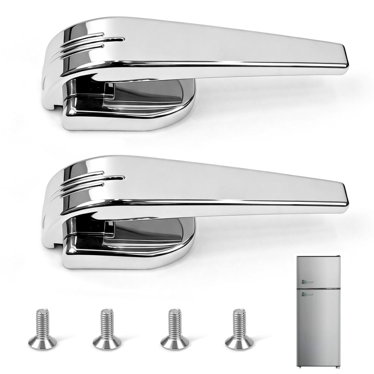2PCS EFR751 Refrigerator Door Handle Replacement for Frigidaire Refrigerator Door Handle