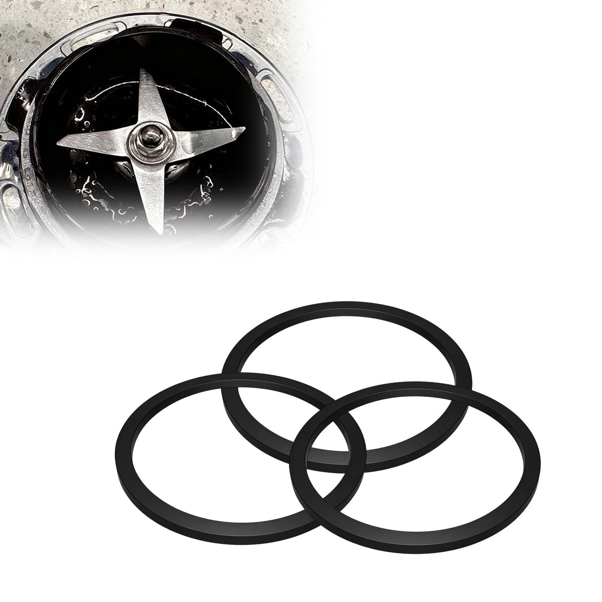 Blender Cup Adapter Gasket Compatible with Vitamix Personal Cups(3 Pack)