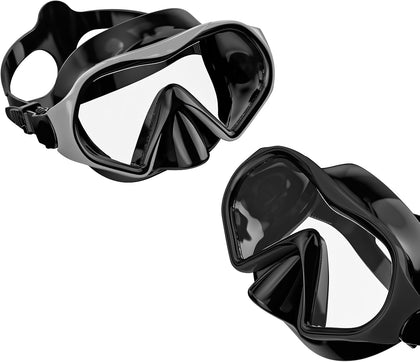 Snorkel Mask Adults 180° Panoramic Anti-Fog Leak-Proof Diving Goggles Swimming Gear