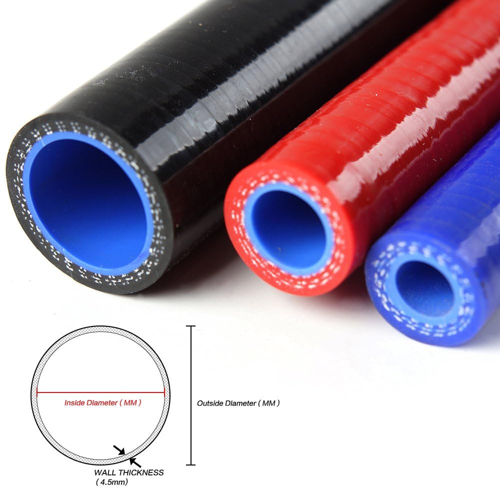 PIT66 Silicone Radiator Hose Kit Fit Jeep Wrangler YJ/TJ 1987-2006
