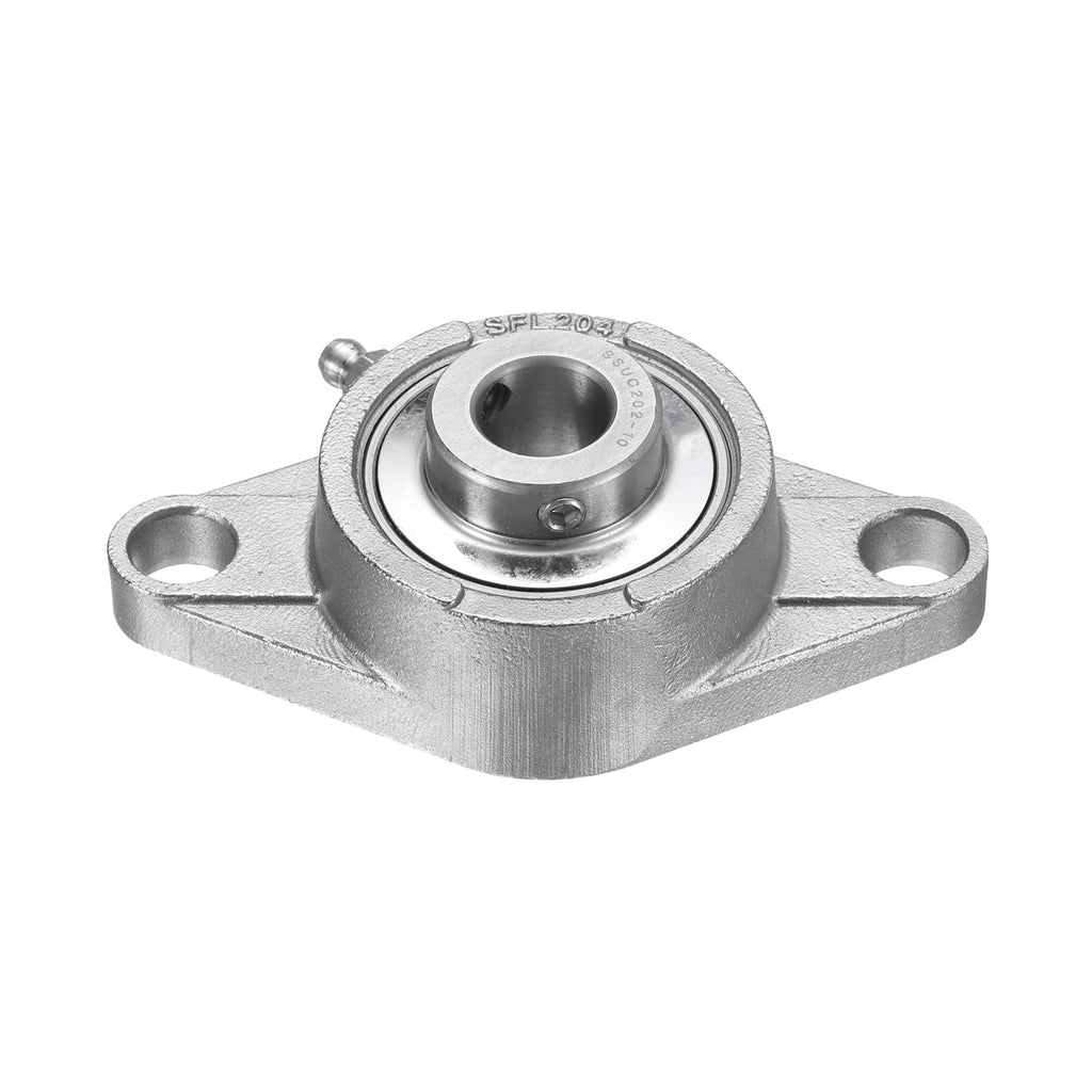uxcell 2Pcs SUCFL202-10 Pillow Block Bearings 5/8 in Bore Self Alignment