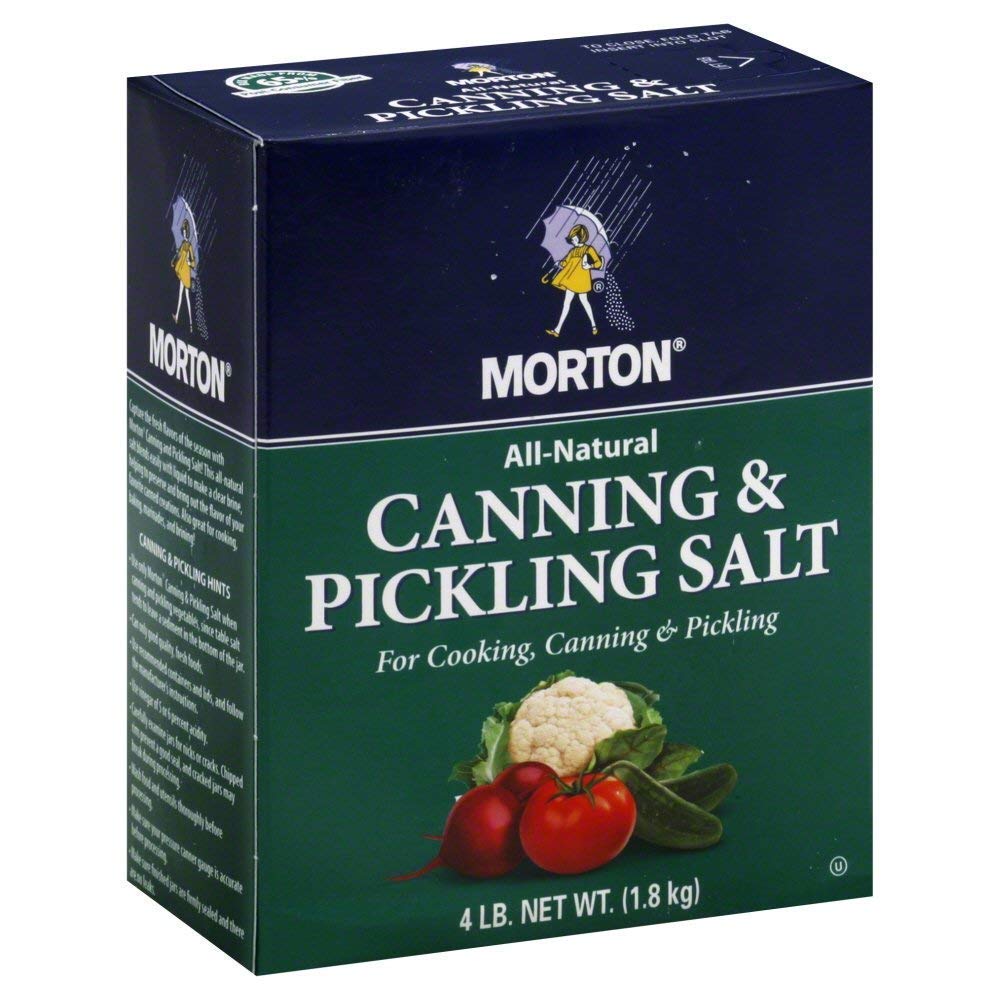 Canning and Pickling Salt, 4 pound (Pack of 3)