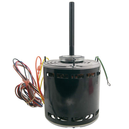 W51-34BJA3-02 HVAC Blower Motor with 15/370 Single Oval Capacitor 3/4 HP 1 Phase 3 Speed 208/230V 1075 RPM