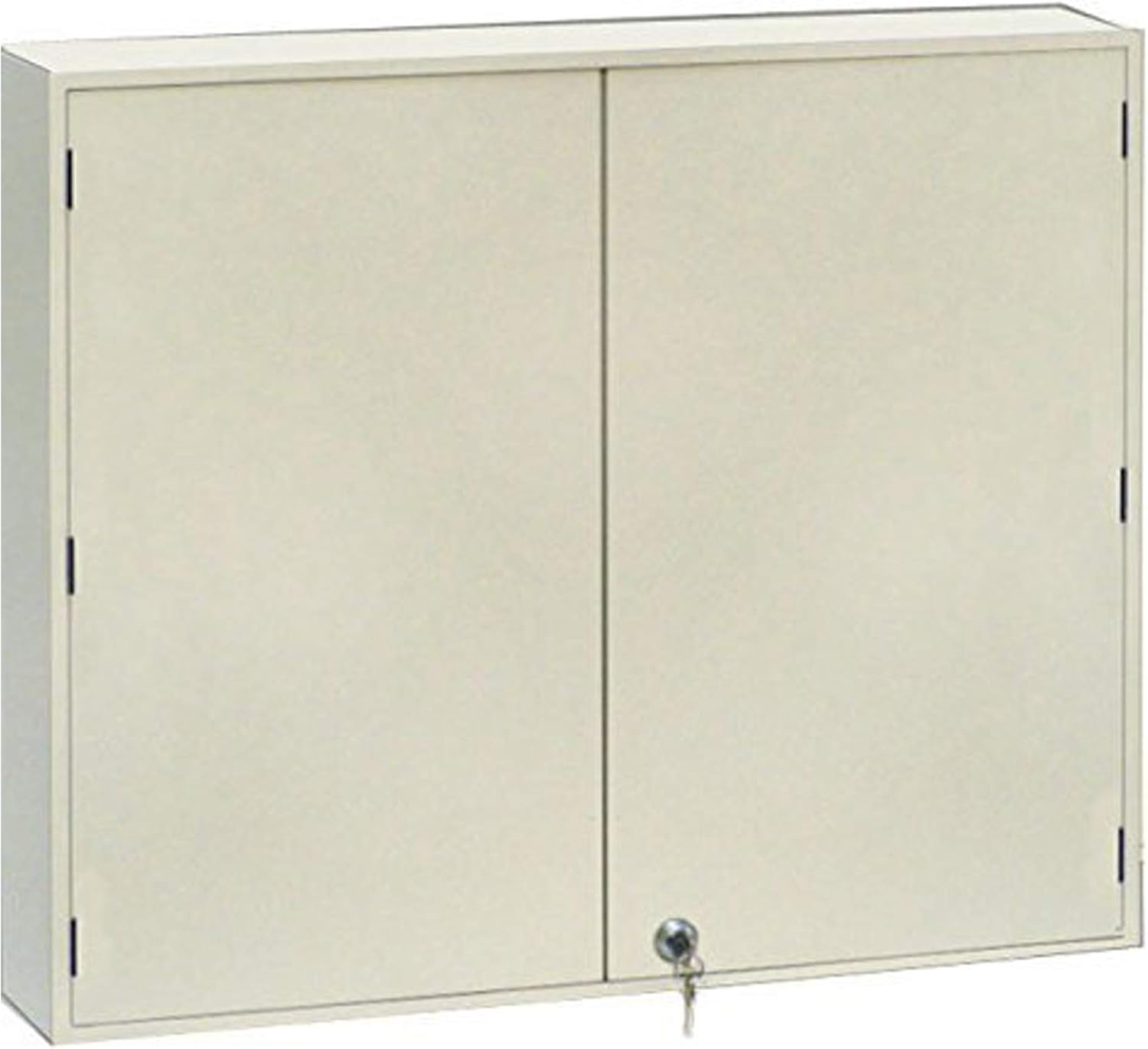 128-Key Cabinet with Lock, Wall Mount Wooden Key Organizer, Security Key Storage Box (128 Positions) with Numbered