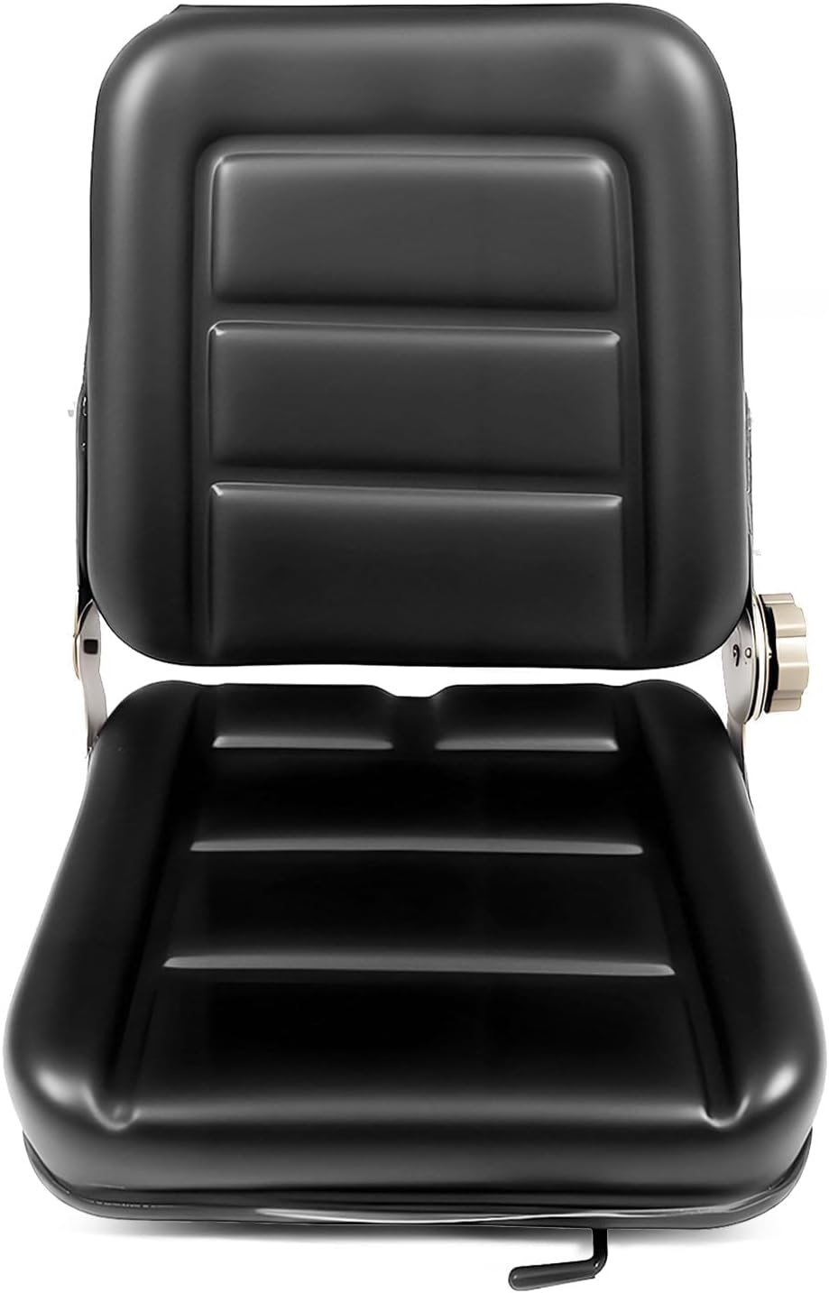 Universal Tractor Seat with Adjustable Backrest and Slide Compatible with Forklifts Excavators Golf Carts Dozers