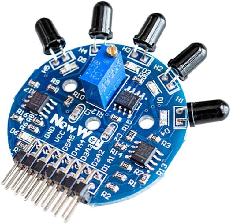 5 Way Flame Sensor Module Fire Extinguisher Robot Digital Analog Output