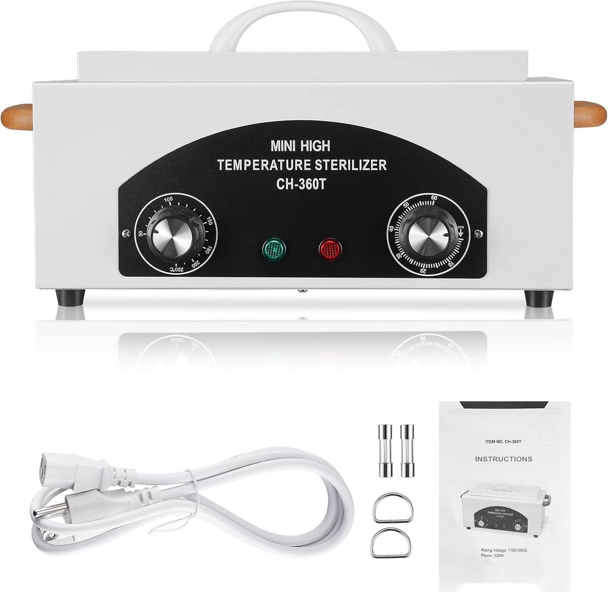 High Temperature Sterilizer Dry Heat Nail Tool Dental Tool Sterilizer 1.5L
