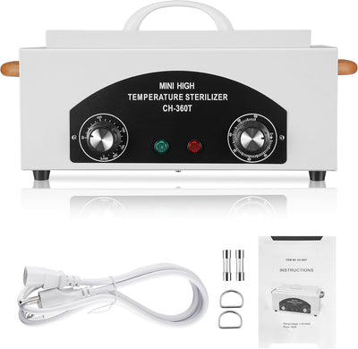 High Temperature Sterilizer Dry Heat Nail Tool Dental Tool Sterilizer 1.5L