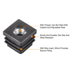 uxcell 8Pcs M8 Thread Inserts for Square Tubes for 18x18mm ID Tube