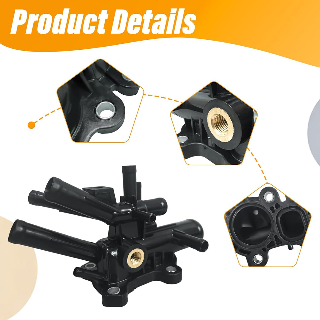 Thermostat Housing Compatible with Nissan Altima Rogue 2013-2020