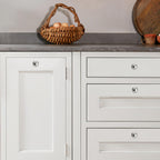 2 Pack 1.1 Inch Brushed Satin Nickel Cabinet Knobs Small Ball Kitchen Cabinet Hardware Drawer Knobs Pulls for Drawers.
