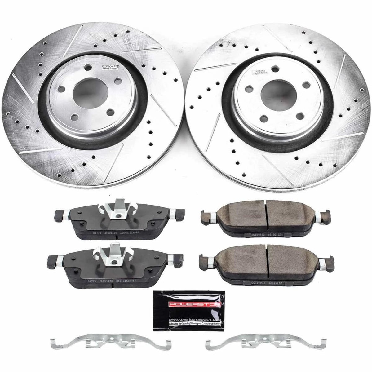 PowerStop Z23 Performance Brake Pad & Rotor Kit Front K7147