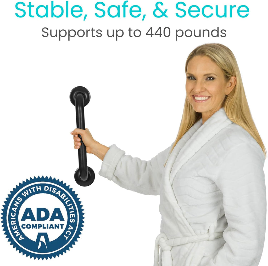 Grab Bar for Showers - Bathroom Antislip Handrail for Seniors, Elderly Assistance Product, Heavy Duty Shower Handles