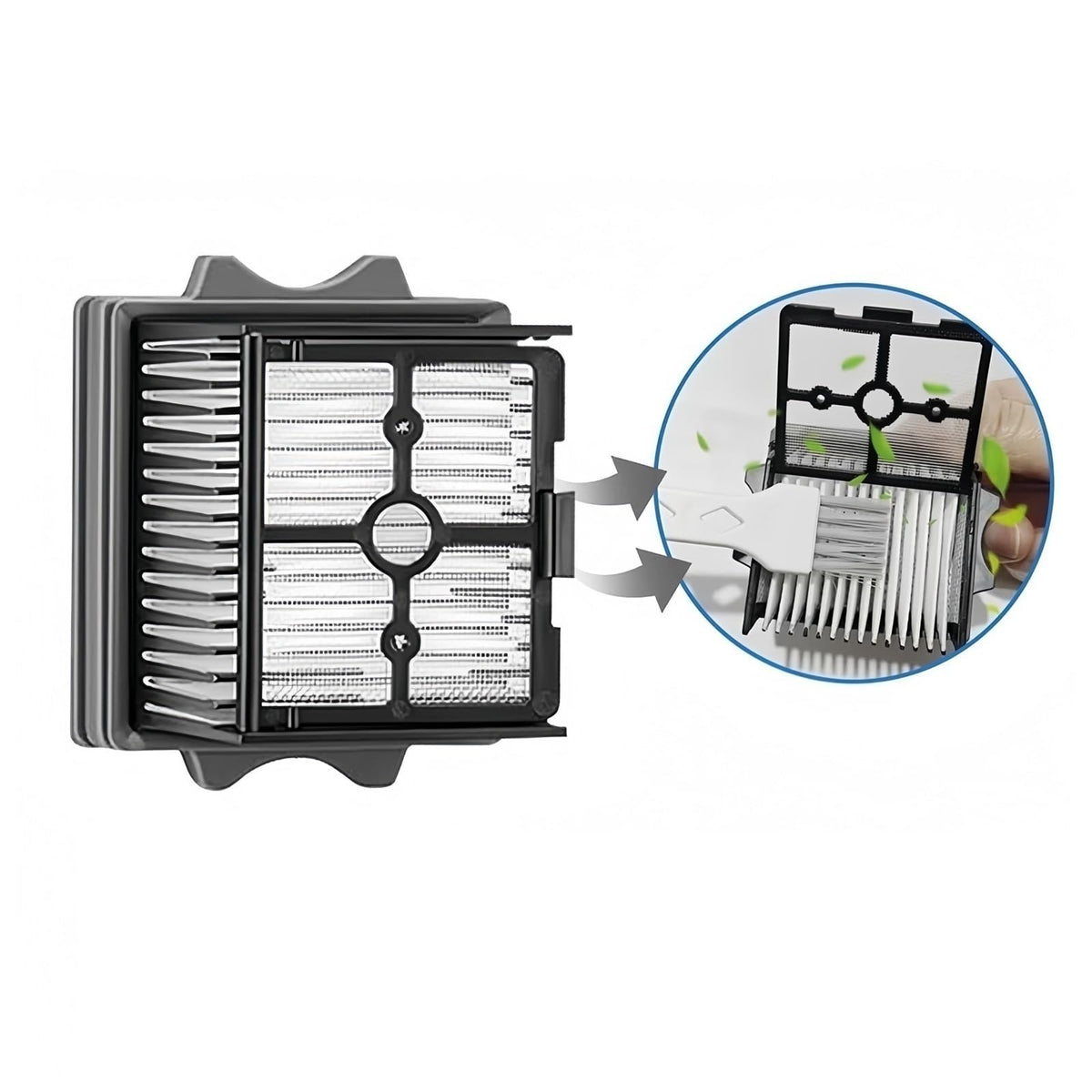 Vacuum HEPA Filter, Compatible With Tineco Floor One Stretch S6/S6 Stretch