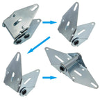 2Pcs #2 Garage Door Hinge