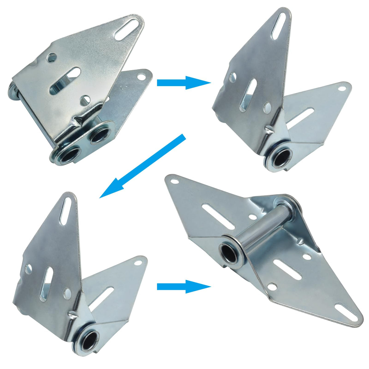2Pcs #2 Garage Door Hinge