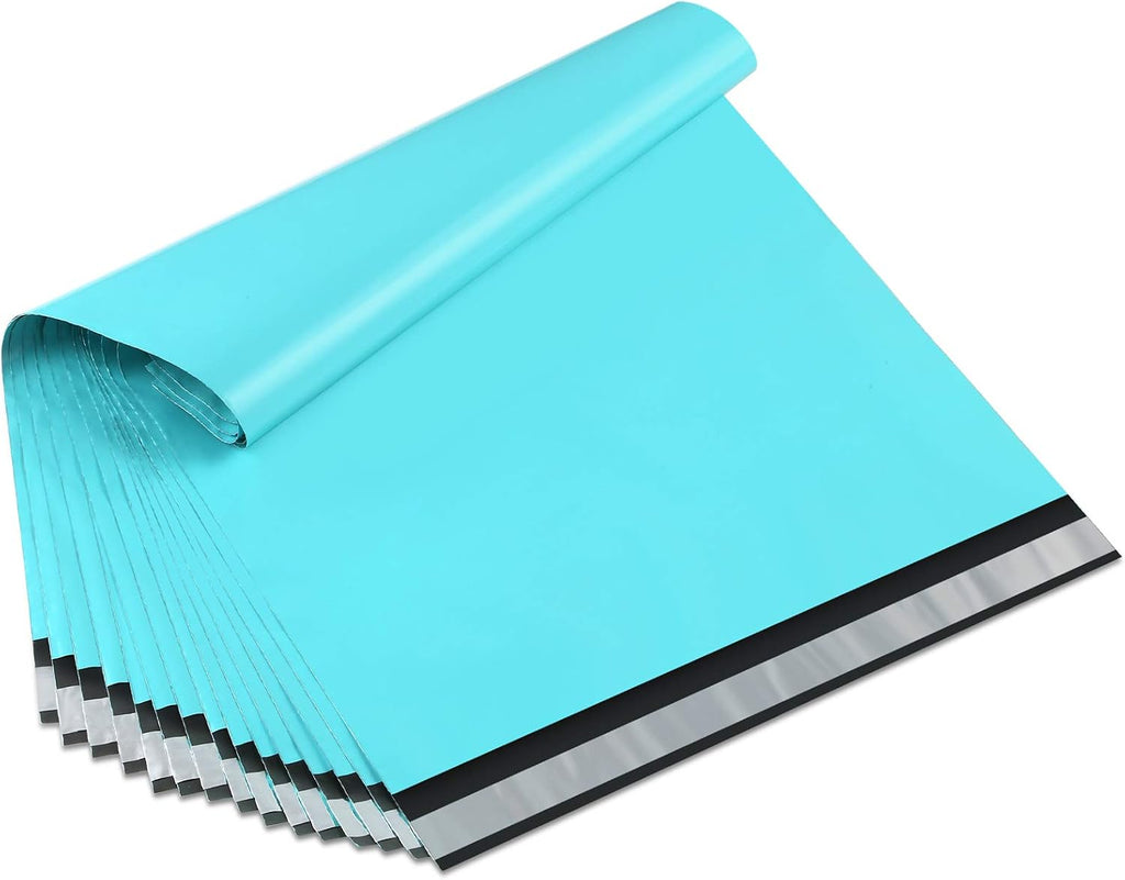 14.5x19 Poly Mailers Teal Shipping Bags Self-Sealing Waterproof and Tear-Proof Poly Bags for Shipping Poly Mailers