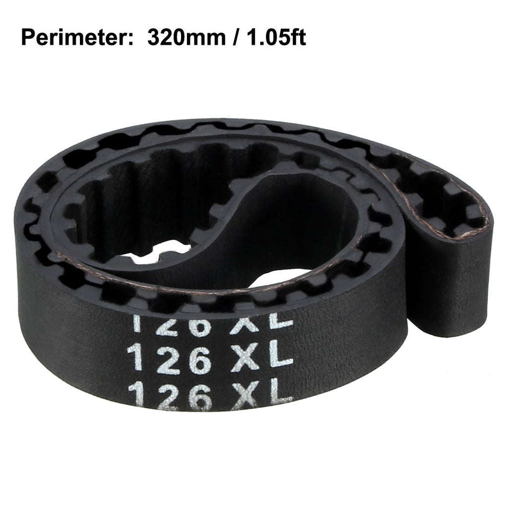 uxcell 126XL Rubber Timing Belt Synchronous Closed Loop Timing Belt Pulleys 10mm Width