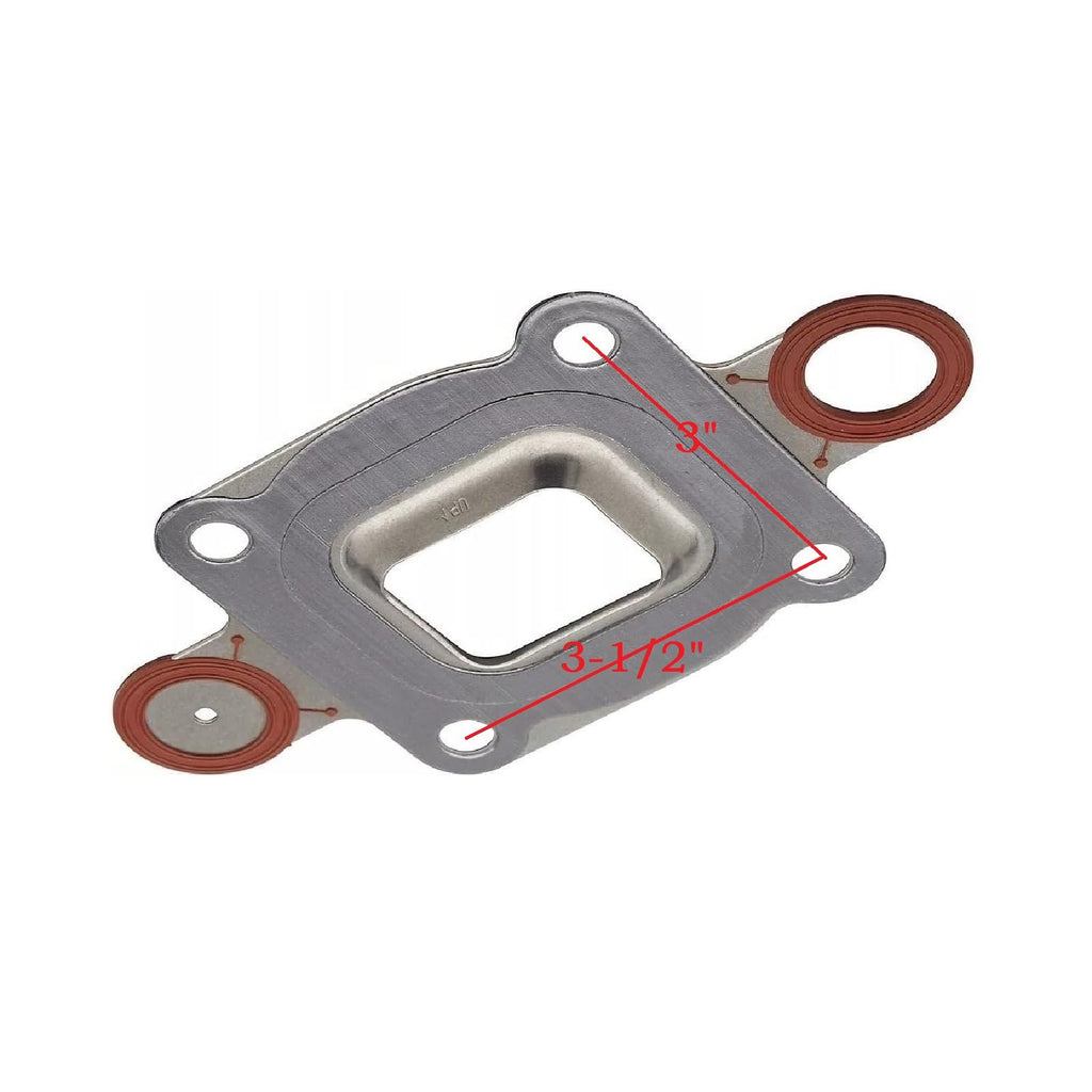 MARKGOO 27-864850A02 Exhaust Elbow Riser Gasket for MerCruiser Inboard Stern Drive Manifold Restrictor Dry Joint V6 V8 4.3L 5.0L 5.7L 6.2L 6.3L Sierra 18-0722 864850A1