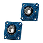 MAPLE ACE UCF209 Square Flange Bearing 45mm Bore Self-Aligning (Qty 2)