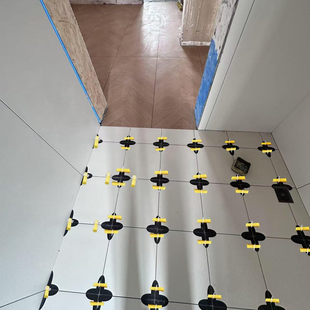 Tile Leveling System Kit with Plier, Tile Leveling Clips Tools for Floor and Wall Installation, Ceramic, Porcelain