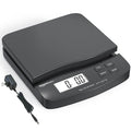 Digital Postal Shipping Scale with Tare Function, AC Adapter, 65 lb Capacity, 0.1 oz Readability, LCD Display, Black