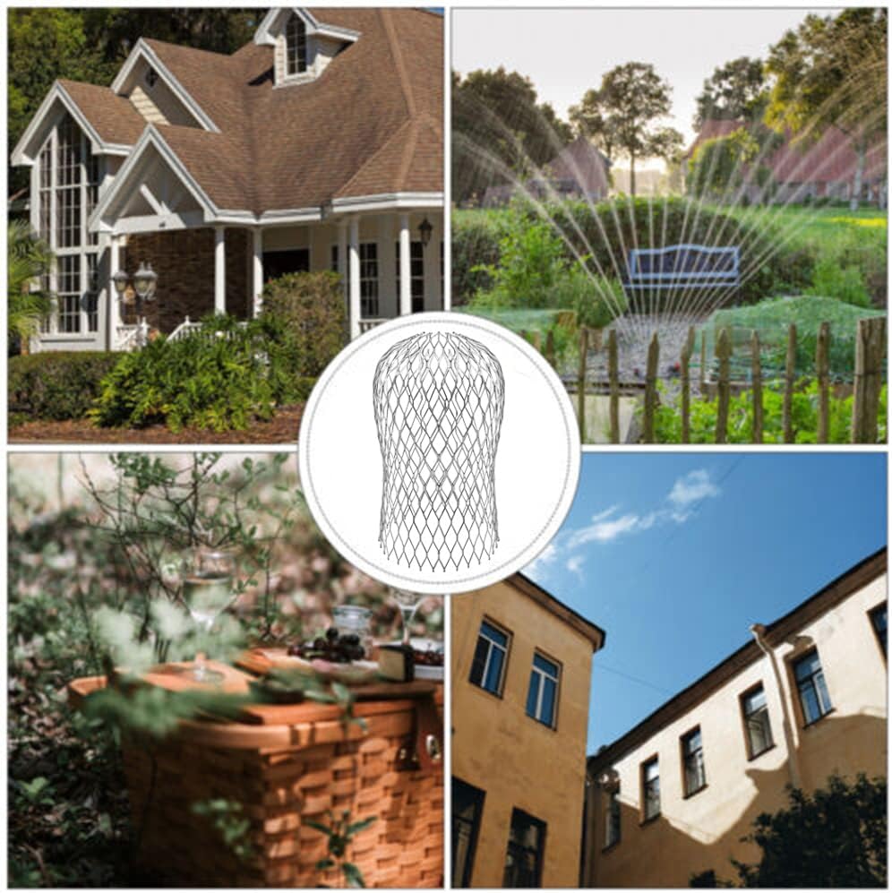 10 Pack Gutter Downspout Guards Screen 3.5 Inch Filter Leaf Strainer