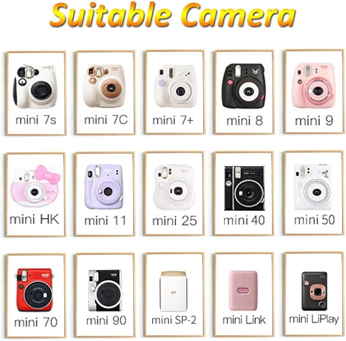 Instax Mini Instant Camera Film: 20 Shoots Total, (10 Sheets x 2) - Capture Memories Anytime, Anywhere - Boomph's