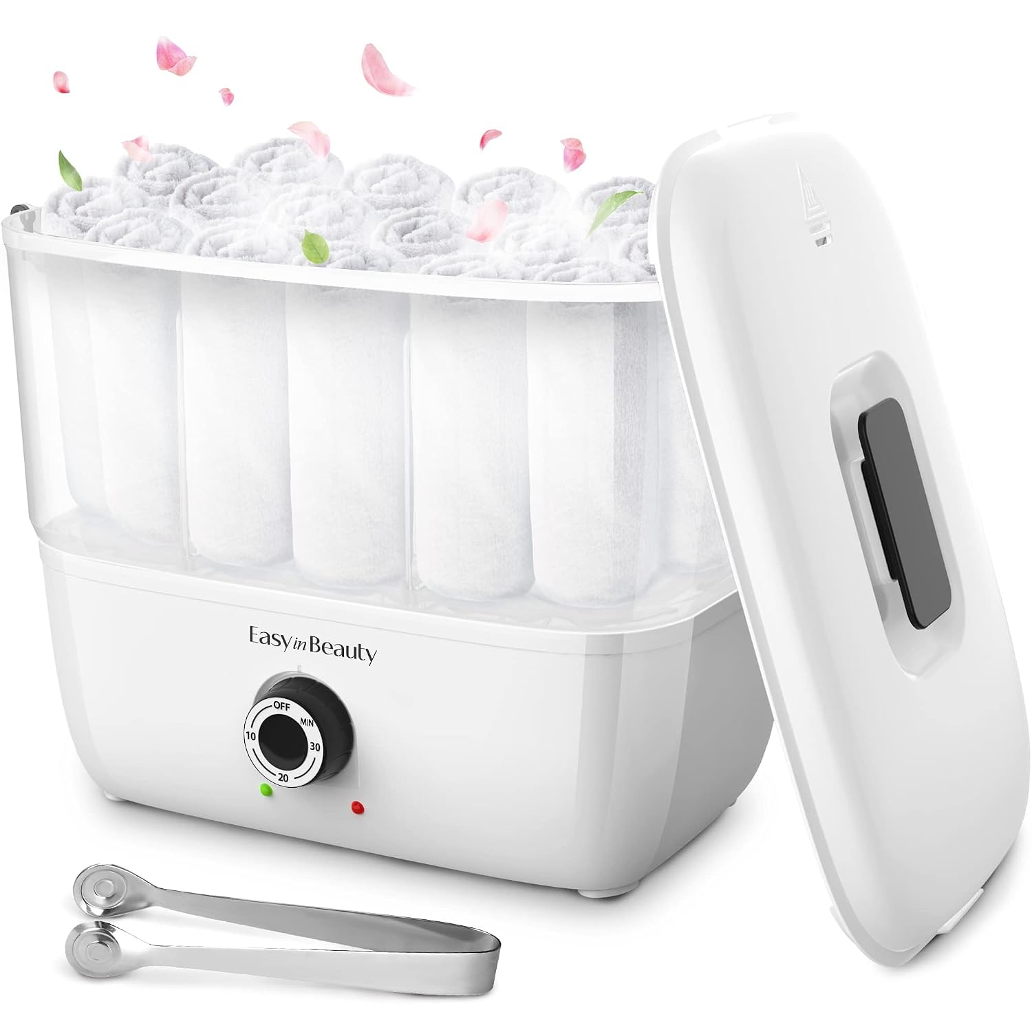 Hot Towel Warmers for Spa,5L Portable Towel Steamer for Facial | Holds 16 Small Towels, Quickly Heating in 1-5
