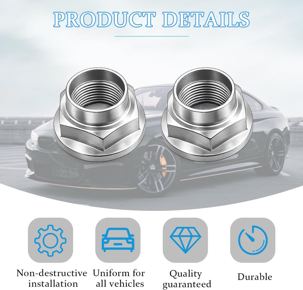 Osilly 2PCS Car CV Axle Nut, OEM# 902170049, Lock Lug Nut Replace Kit