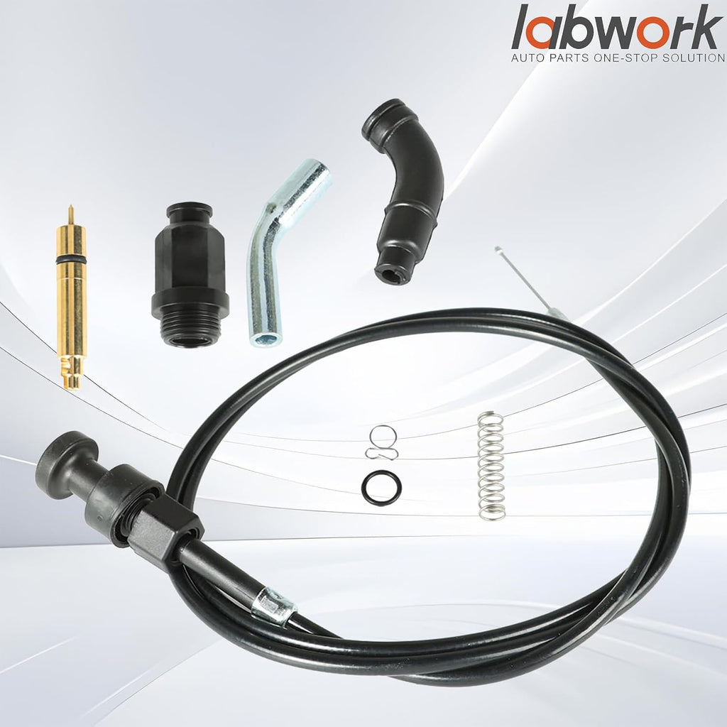 labwork Choke Cable Valve Plunger Repair Kit Replacement for Honda TRX500
