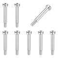 MECCANIXITY 8 Pcs 304 Stainless Steel Shoulder Bolt 6mm Shoulder Dia 30mm Shoulder Length M5x0.8 Thread Hex Socket Shoulder Bolts for Hydraulic Injection Molding Machinery Industries