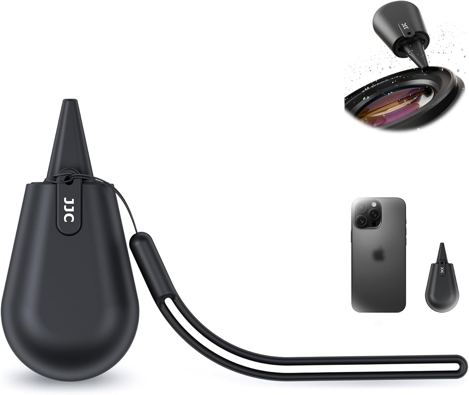 Small Air Dust Blower for Camera Sensor Lens Cleaning with Soft Tip | Camera Blower Works on Multiple Devices