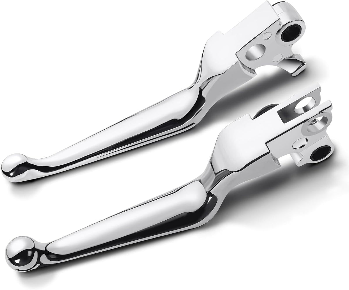 Amazicha Motorcycle Brake Clutch Lever Compatible with Harley '96-'03 XL, '96-'17 Dyna (Except '16-'17 FXDLS), '96-14 Softail and '96-'07 Touring Models (Chrome)