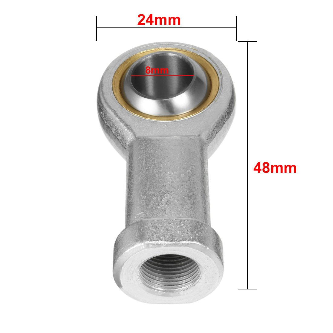 uxcell SI8T/K, Rod End Bearing, 8mm Inside Dia Economy Self Lubricating Female Right Hand 4pcs