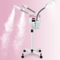 Professional Facial Steamer, 3 in 1 Facial Steamer with 5X Magnifying Lamp Hot&Cool Mist, Esthetician Steamer on