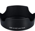 Reversible Lens Hood Shade Protector for Canon EF-S 18-55mm F3.5-5.6 F4-5.6 is STM & RF-S 14-30mm F4-6.3 IS on R50V &
