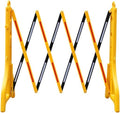 Expandable Mobile Barricade, Plastic Water Filled Safety Barricades, 38” Height Expandable Traffic Fence for Hospital