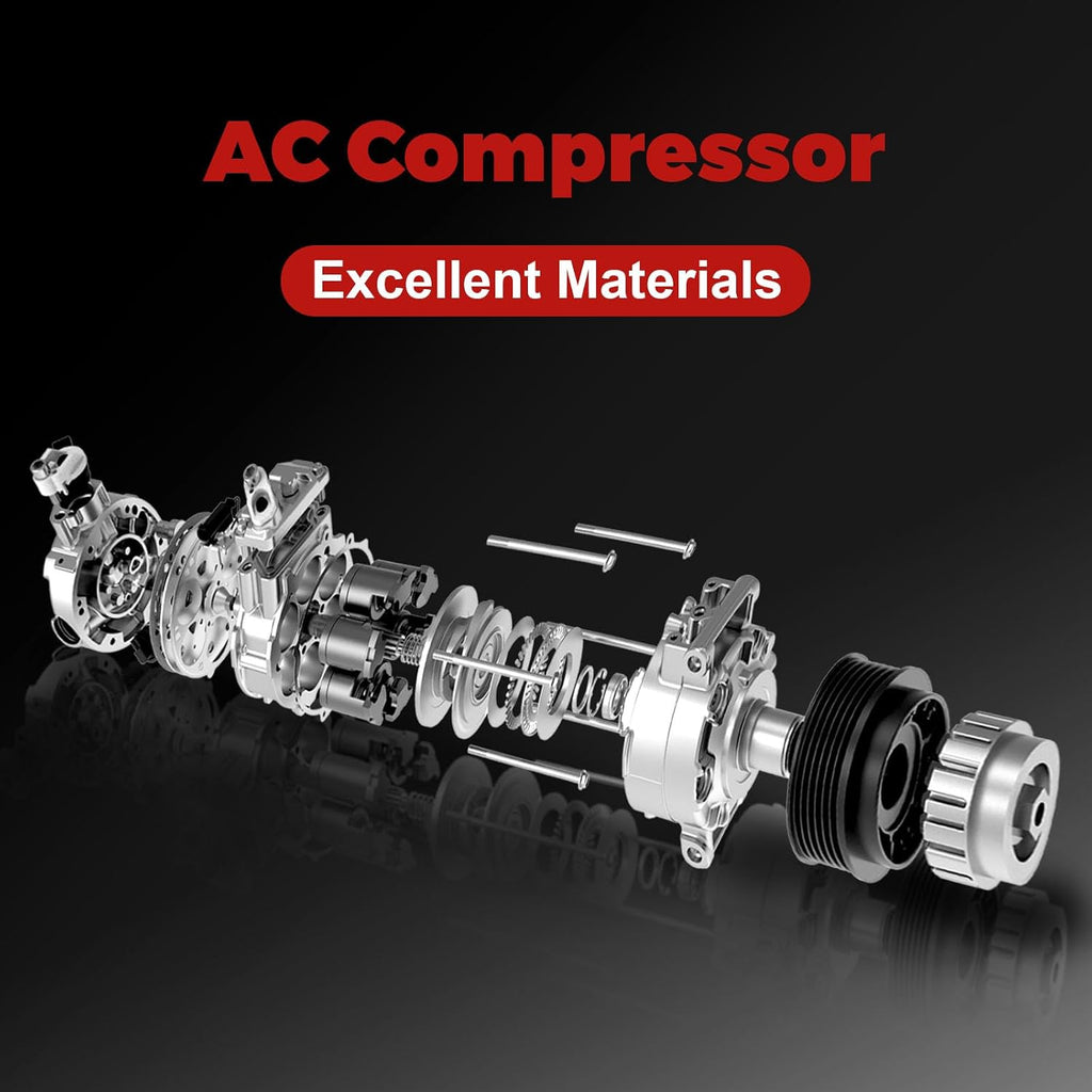 AC Compressor Fits for 2001-2013 Silverado 1500, 2001-2013 Sierra 1500